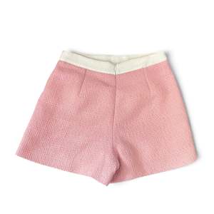 Sz 10: DOTTI X BARBIE PINK TWEED SHORTS | 10
