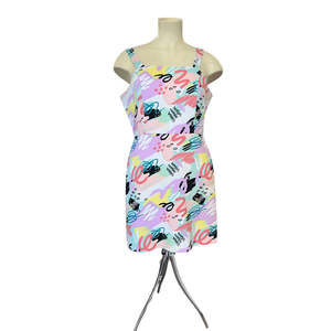 Sz 16: REVIVAL GRAFFITI DRESS | 16