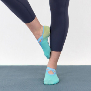 Products: Stick With It - Grip Socks Ballet - Blue Lagoon