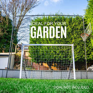Football Goal Chart: In-Ground Barrier Net 10ft x 10ft