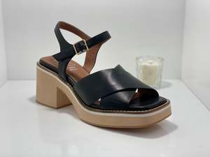 Emporio Italia: E46 MDE Leather High Heel Sandal