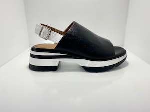 Lolly Platform Back Strap Leather A & E