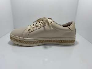 A E: Plant Leather Sneaker with Star Eyelets A & E