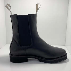 A E: Mitchell Leather boot with Pull on Tabs A & E