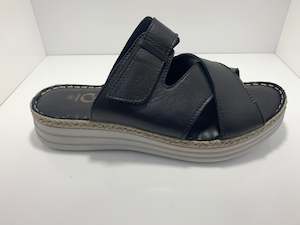 Cabello: Rinnie Leather Slide Cabello