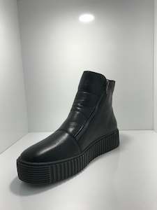 Delicious Leather Twin Zip Boot