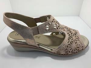 Pitillos: Pitillos Cut Out Platform Sandal PI6612