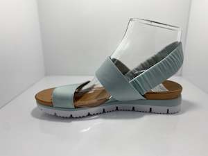 Isabella: Goldie Ruched Sling Back Strap Leather Isabella