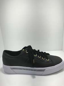 Hinako: Keds Crew Kick Alto Leather Black WH64947
