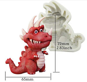 Spikey dinosaur silicon mould