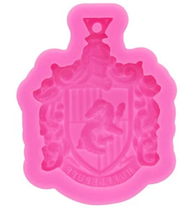 4 pcs Wizard school class logo silicon moulds
