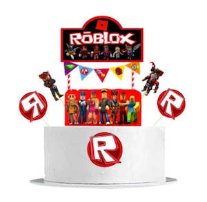 Roblox: Rowblocks cake topper - Style A