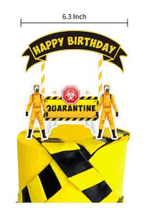Quarantine: Quarantine cake topper