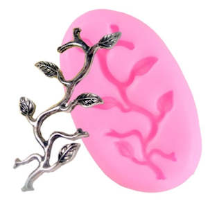 Floral: Tree Branch with leaves silicon mould