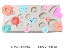 Button silicon mould