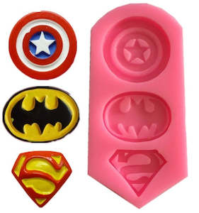 Characters: Superhero Logo silicon mould