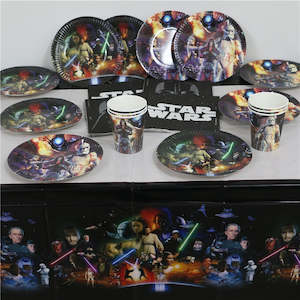 End Of Stock Sale Items: Space Wars Tableware (41 pcs pack)