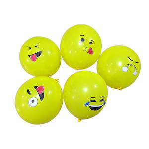 End Of Stock Sale Items: Emoji balloons - 20 pack - latex