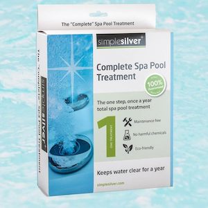 Water Treatment: Simple Silver Spa Sanitizer 500g – Chemical-Free Spa Treatment (12-Month Use)