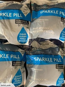 Pool Chemicals Nz: Super Strength Pool Clarifying Tablets 125g | 24-Pack | Bulk Buy