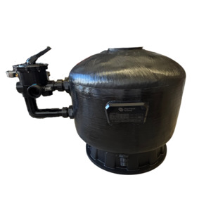 All Equipment: S800 Fibreglass Pool Filter | Side-Mount MPV | 144,000L | Glass Media Included
