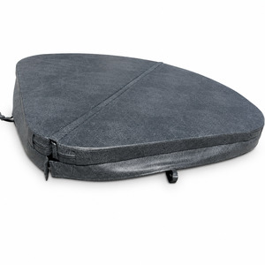 Triangular Spa Pool Cover | HotSpring Solana TX | 1638 x 1638mm | Charcoal