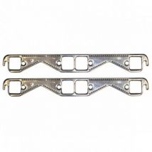 Proform Aluminum Exhaust Header Gasket with Square Ports for Small Block Chevy -&hellip;