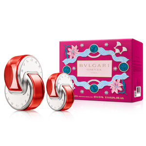 Gift Set: Bvlgari Omnia Coral by Bvlgari 65ml EDT 2 Piece Gift Set
