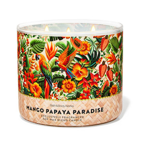 Bath Body Works: Mango Papaya Paradise by Bath & Body Works 3-Wick Scented Candle