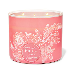 Pink Kiwi Berry by Bath & Body Works 3-Wick Scented Candle