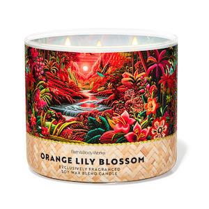 Bath Body Works: Orange Lily Blossom by Bath & Body Works 3-Wick Scented Candle