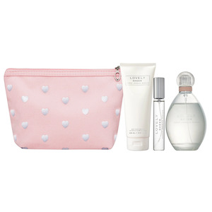Lovely Sheer by Sarah Jessica Parker 100ml EDP 4pc Set