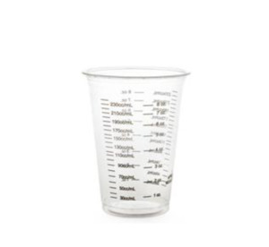 Plastic Measuring Cup 600ml 10 Pack