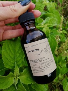 Herbal Teas — Persephone Potions: Serenity tincture with Tulsi, Lemon Balm, Catnip & Lavender - Persephone Potions