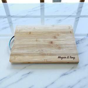Personalised Bamboo Chopping Board Anniversary Gift