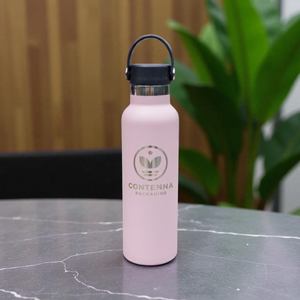 Personalised Unique Christmas Gifts: Promotional Drink Bottle with Carry Handle and Logo