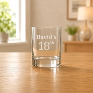 Personalised Gifts For All Occasions: Personalised 18th Birthday Shot Glass with Name