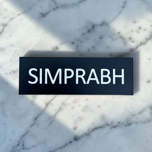 Personalised Gifts For All Occasions: Custom Name Badge with Pin