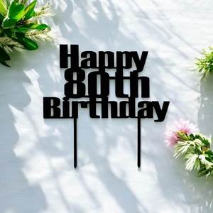 Personalised Cake Toppers: Custom Age Birthday Cake Topper