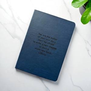 Personalised A4 Journal Engraved with Custom Quote or Name