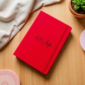 Personalised Leather Journal with Custom Name Engraving
