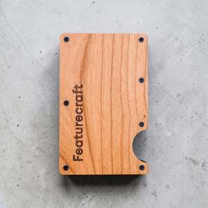 Personalised Anniversary Gifts: Corporate Logo and Name Engraved Metal Card Holder