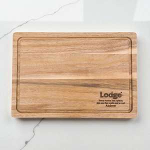 Corporate Acacia Chopping Board Engraved with Logo or Name
