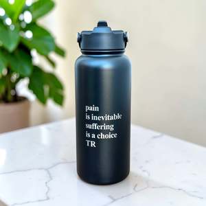 Personalised Water Bottle 1L with Engraved Message