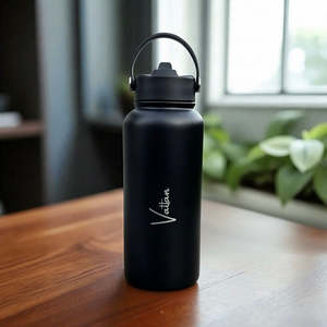 Personalised Engraved Water Bottles: Personalised Water Bottle 1L Stainless Steel Engraved with Name