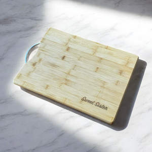 Personalised Bamboo Chopping Board with Handle