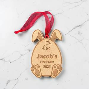Personalised Easter Gifts: Engraved First Easter Bucket Tag