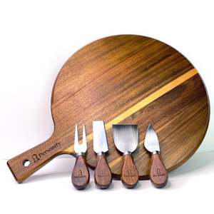 Christmas: Wooden Corporate Cheeseboard Set
