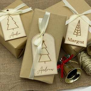 Christmas: Christmas Tree Gift Tags (Set of 3)