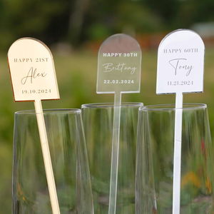 Birthday Arch Drink Stirrers (Set of 6)